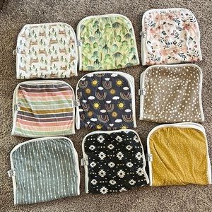 9 Copper Pearl burp clothes